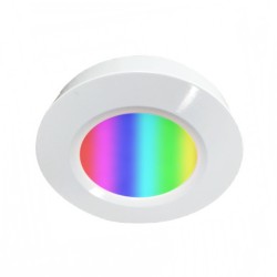 2-3/4” RGBW Round Frosted 120° Puck Light 2-3/4” RGBW Round Frosted 120° Puck Light