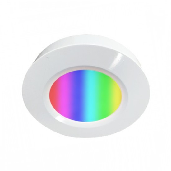 2-3/4” RGBW Round Frosted 120° Puck Light