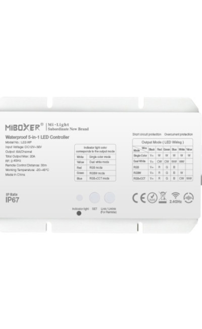 Mi Light 8 Zone 5 in 1 Waterproof Receiver