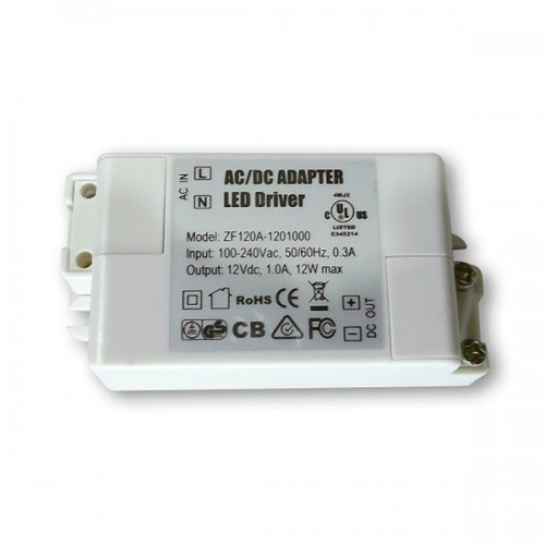 Enclosed Indoor LED Power Supply 12VDC 
