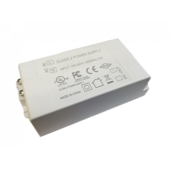 Enclosed Indoor LED Power Supply 12VDC 