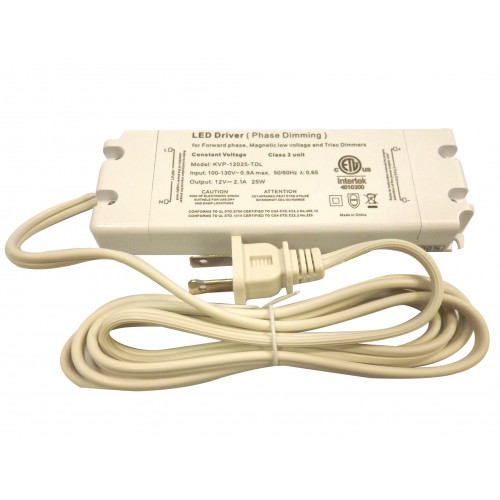 Plug-In Triac Dimmable Power Supply 12V/24VDC