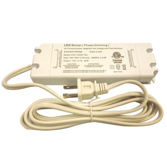 Plug-In Triac Dimmable Power Supply 12V/24VDC