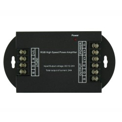 5V RGB High Speed Power Amplifier Black 3CH/8A  5V RGB High Speed Power Amplifier Black 3CH/8A
